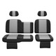 Polaris Ranger XP 1000 UTV Leather Seat Covers with Pocket Soft Cushion by Kemimoto